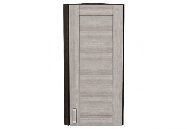 Шкаф верхний торцевой Лофт Cappuccino Veralinga / Graphite 30 х 30,6 х 92 см