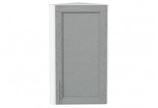 Шкаф верхний торцевой Сканди Grey Softwood / Белый 30 х 30,6 х 71,6 см