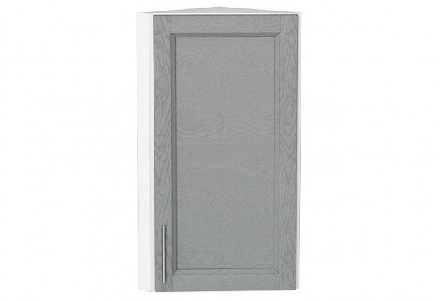 Шкаф верхний торцевой Сканди Grey Softwood / Белый 30 х 30,6 х 71,6 см