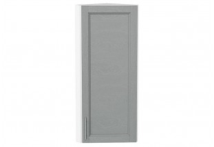 Шкаф верхний торцевой Сканди Grey Softwood / Белый 30 х 30,6 х 92 см