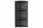 Шкаф верхний торцевой Сканди Grey Softwood / Graphite 30 х 30,6 х 92 см
