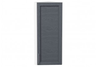 Шкаф верхний торцевой Сканди Graphite Softwood / Белый 30 х 30,6 х 92 см