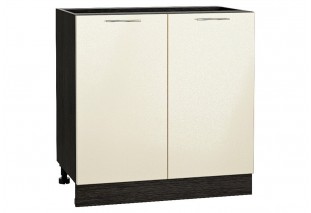 Шкаф нижний с 2-мя дверцами Валерия-М Бежевый металлик / Graphite 80 х 47,8 х 81,6 см