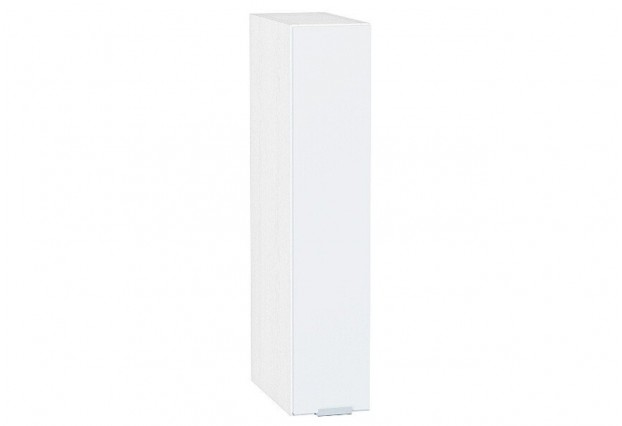Шкаф верхний бутылочница Фьюжн Silky White / Белый 15 х 32 х 71,6 см