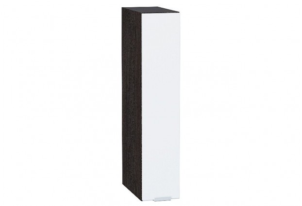 Шкаф верхний бутылочница Фьюжн Silky White / Graphite 15 х 32 х 71,6 см