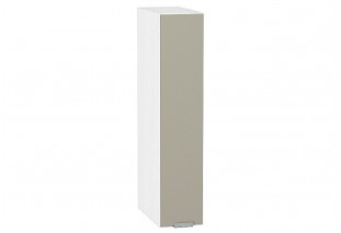 Шкаф верхний бутылочница Фьюжн Silky Grey / Белый 15 х 32 х 71,6 см