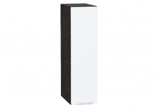 Шкаф верхний бутылочница Фьюжн Silky White / Graphite 20 х 32 х 71,6 см