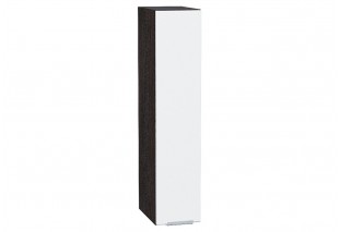 Шкаф верхний бутылочница Фьюжн Silky White / Graphite 20 х 32 х 92 см
