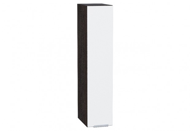 Шкаф верхний бутылочница Фьюжн Silky White / Graphite 20 х 32 х 92 см