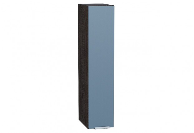 Шкаф верхний бутылочница Фьюжн Silky Blue / Graphite 20 х 32 х 92 см