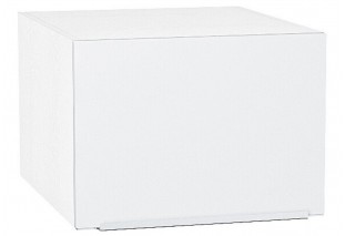 Шкаф верхний горизонтальный глубокий Фьюжн Silky White / Белый 50 х 57,6 х 35,8 см
