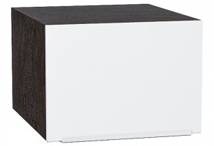 Шкаф верхний горизонтальный глубокий Фьюжн Silky White / Graphite 50 х 57,6 х 35,8 см