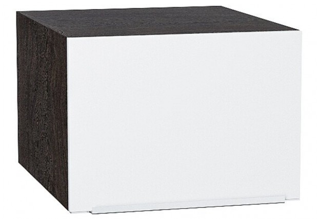 Шкаф верхний горизонтальный глубокий Фьюжн Silky White / Graphite 50 х 57,6 х 35,8 см