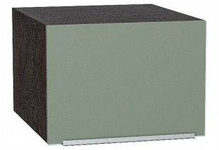 Шкаф верхний горизонтальный глубокий Фьюжн Silky Mint / Graphite 50 х 57,6 х 35,8 см