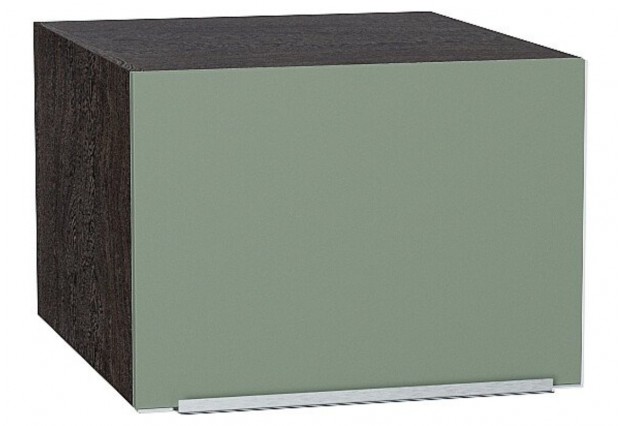 Шкаф верхний горизонтальный глубокий Фьюжн Silky Mint / Graphite 50 х 57,6 х 35,8 см