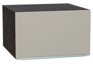 Шкаф верхний горизонтальный глубокий Фьюжн Silky Grey / Graphite 60 х 57,6 х 35,8 см