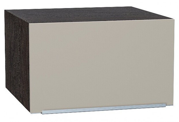 Шкаф верхний горизонтальный глубокий Фьюжн Silky Grey / Graphite 60 х 57,6 х 35,8 см