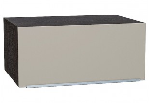 Шкаф верхний горизонтальный глубокий Фьюжн Silky Grey / Graphite 80 х 57,6 х 35,8 см
