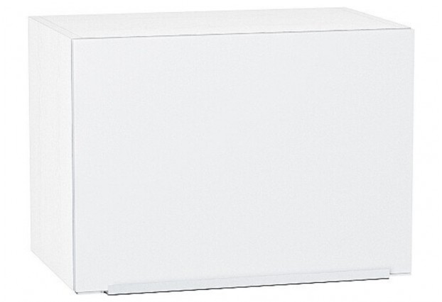 Шкаф верхний горизонтальный Фьюжн Silky White / Белый 50 х 32 х 35,8 см