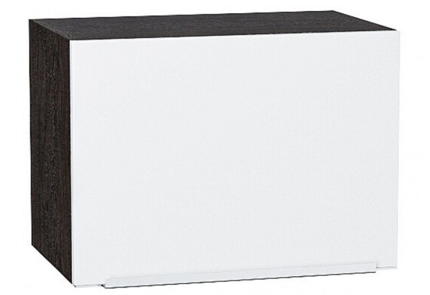 Шкаф верхний горизонтальный Фьюжн Silky White / Graphite 50 х 32 х 35,8 см