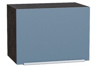 Шкаф верхний горизонтальный Фьюжн Silky Blue / Graphite 50 х 32 х 35,8 см