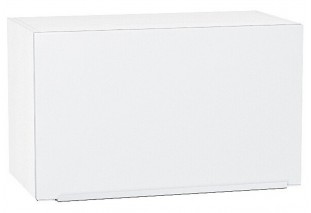 Шкаф верхний горизонтальный Фьюжн Silky White / Белый 60 х 32 х 35,8 см
