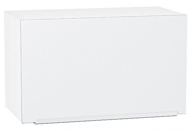Шкаф верхний горизонтальный Фьюжн Silky White / Белый 60 х 32 х 35,8 см
