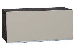Шкаф верхний горизонтальный Фьюжн Silky Grey / Graphite 80 х 32 х 35,8 см