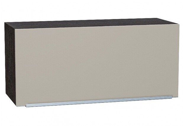Шкаф верхний горизонтальный Фьюжн Silky Grey / Graphite 80 х 32 х 35,8 см