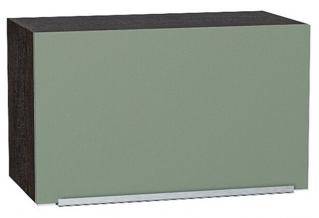 Шкаф верхний горизонтальный Фьюжн Silky Mint / Graphite 60 х 32 х 35,8 см
