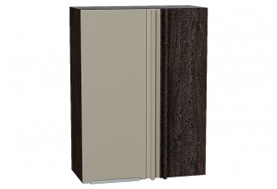Шкаф верхний прямой угловой Фьюжн Silky Grey / Graphite 69 х 34,5 х 92 см