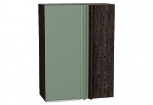 Шкаф верхний прямой угловой Фьюжн Silky Mint / Graphite 69 х 34,5 х 92 см