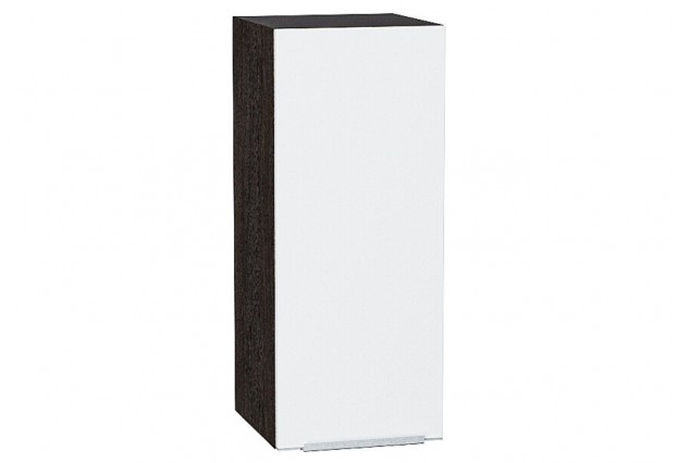 Шкаф верхний с 1-ой дверцей Фьюжн Silky White / Graphite 30 х 32 х 71,6 см
