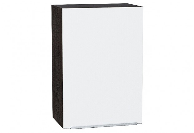 Шкаф верхний с 1-ой дверцей Фьюжн Silky White / Graphite 50 х 32 х 71,6 см