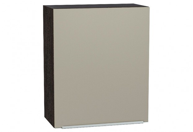 Шкаф верхний с 1-ой дверцей Фьюжн Silky Grey / Graphite 60 х 32 х 71,6 см