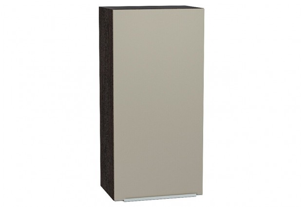 Шкаф верхний с 1-ой дверцей Фьюжн Silky Grey / Graphite 40 х 32 х 92 см