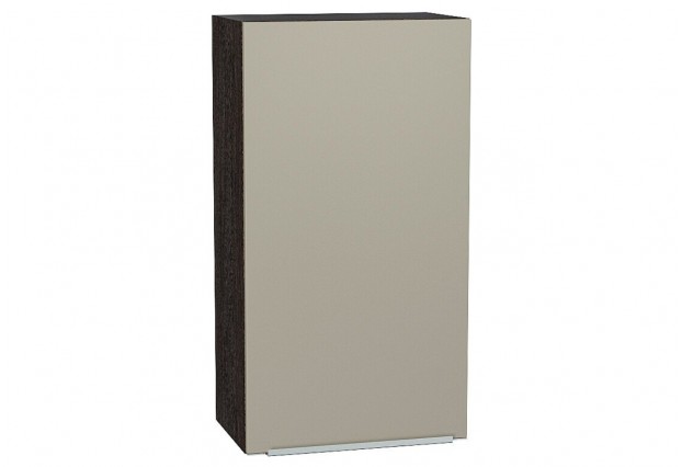 Шкаф верхний с 1-ой дверцей Фьюжн Silky Grey / Graphite 50 х 32 х 92 см