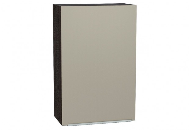 Шкаф верхний с 1-ой дверцей Фьюжн Silky Grey / Graphite 60 х 32 х 92 см
