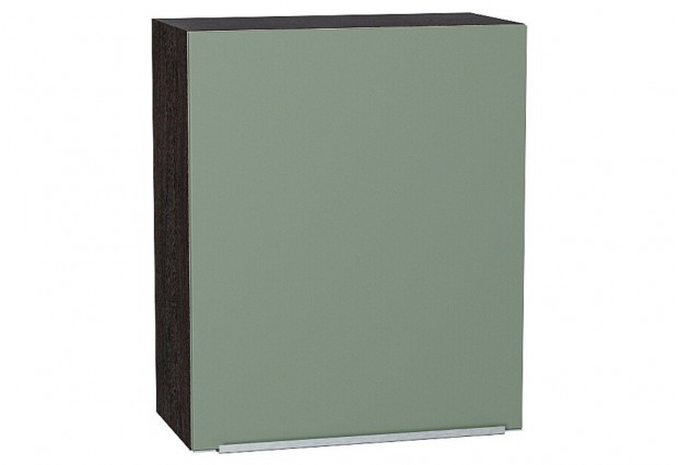 Шкаф верхний с 1-ой дверцей Фьюжн Silky Mint / Graphite 60 х 32 х 71,6 см