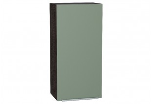 Шкаф верхний с 1-ой дверцей Фьюжн Silky Mint / Graphite 40 х 32 х 92 см