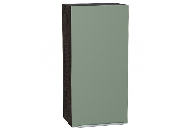 Шкаф верхний с 1-ой дверцей Фьюжн Silky Mint / Graphite 45 х 32 х 92 см