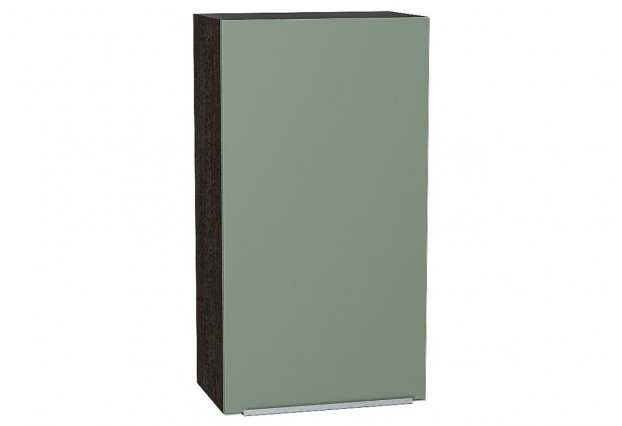 Шкаф верхний с 1-ой дверцей Фьюжн Silky Mint / Graphite 50 х 32 х 92 см