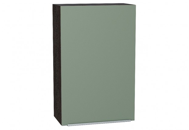 Шкаф верхний с 1-ой дверцей Фьюжн Silky Mint / Graphite 60 х 32 х 92 см
