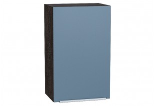 Шкаф верхний с 1-ой дверцей Фьюжн Silky Blue / Graphite 45 х 32 х 71,6 см