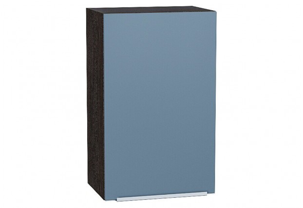 Шкаф верхний с 1-ой дверцей Фьюжн Silky Blue / Graphite 45 х 32 х 71,6 см
