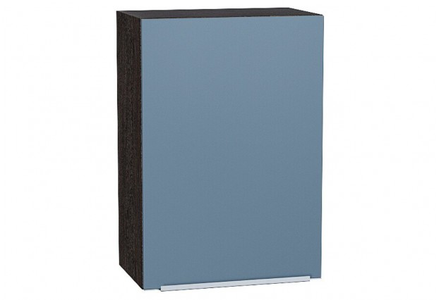 Шкаф верхний с 1-ой дверцей Фьюжн Silky Blue / Graphite 50 х 32 х 71,6 см