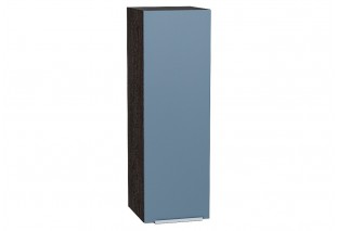 Шкаф верхний с 1-ой дверцей Фьюжн Silky Blue / Graphite 30 х 32 х 92 см