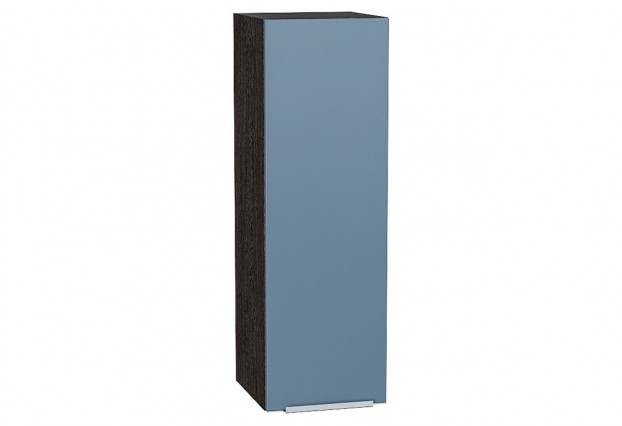 Шкаф верхний с 1-ой дверцей Фьюжн Silky Blue / Graphite 30 х 32 х 92 см