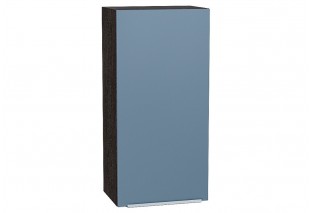 Шкаф верхний с 1-ой дверцей Фьюжн Silky Blue / Graphite 40 х 32 х 92 см
