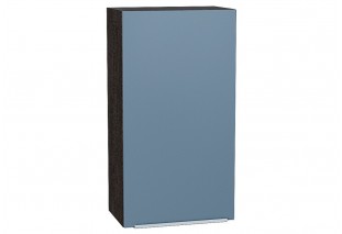 Шкаф верхний с 1-ой дверцей Фьюжн Silky Blue / Graphite 50 х 32 х 92 см